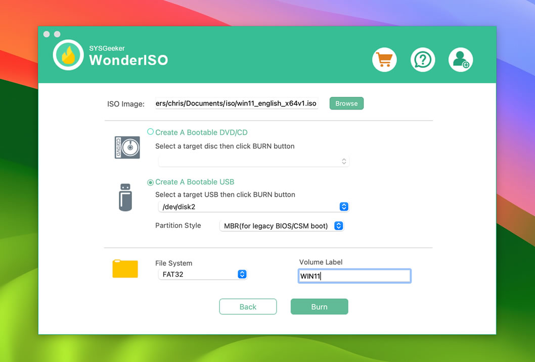 import your ISO to wonderiso